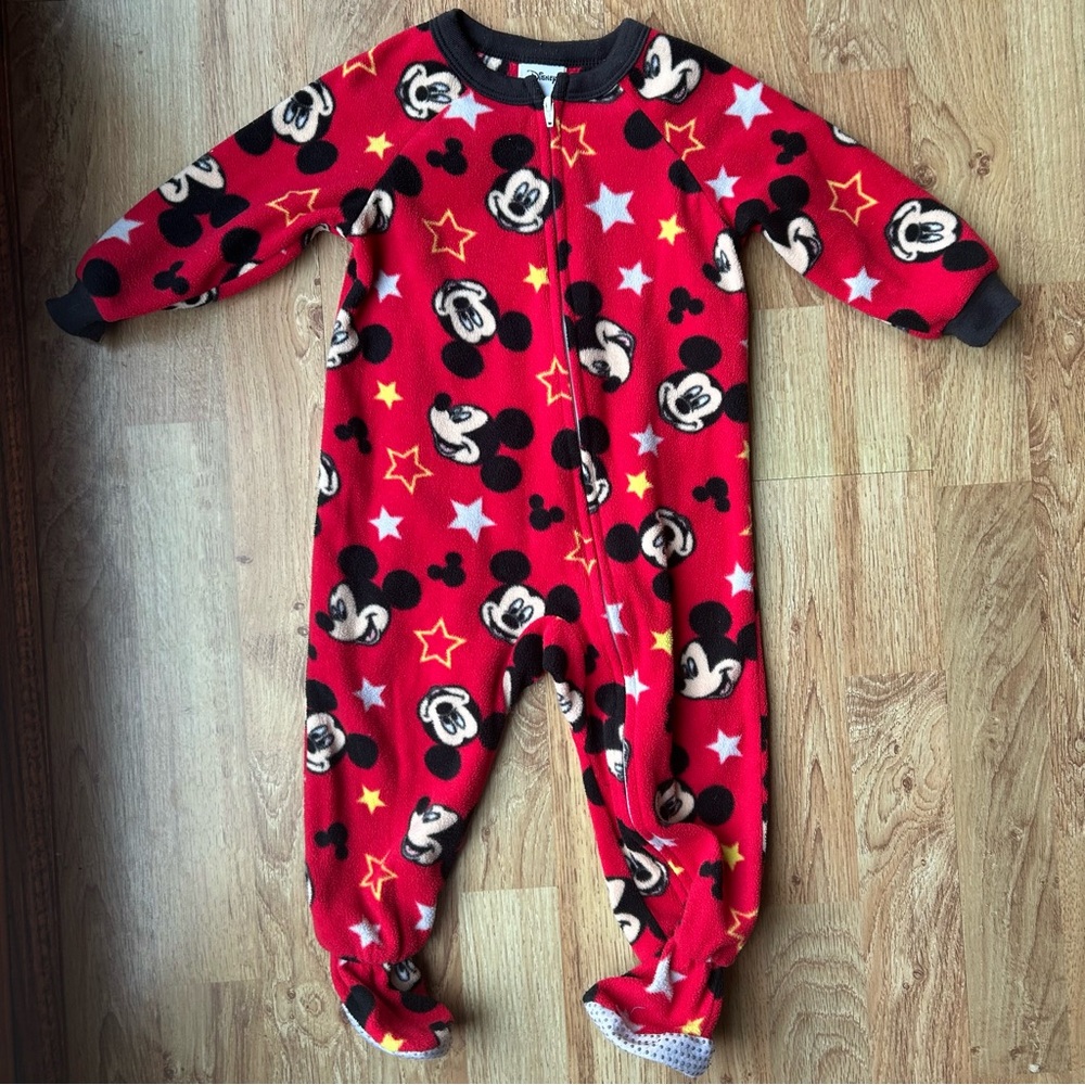 Disney Mickey Mouse Fleece Pajamas 18 Months